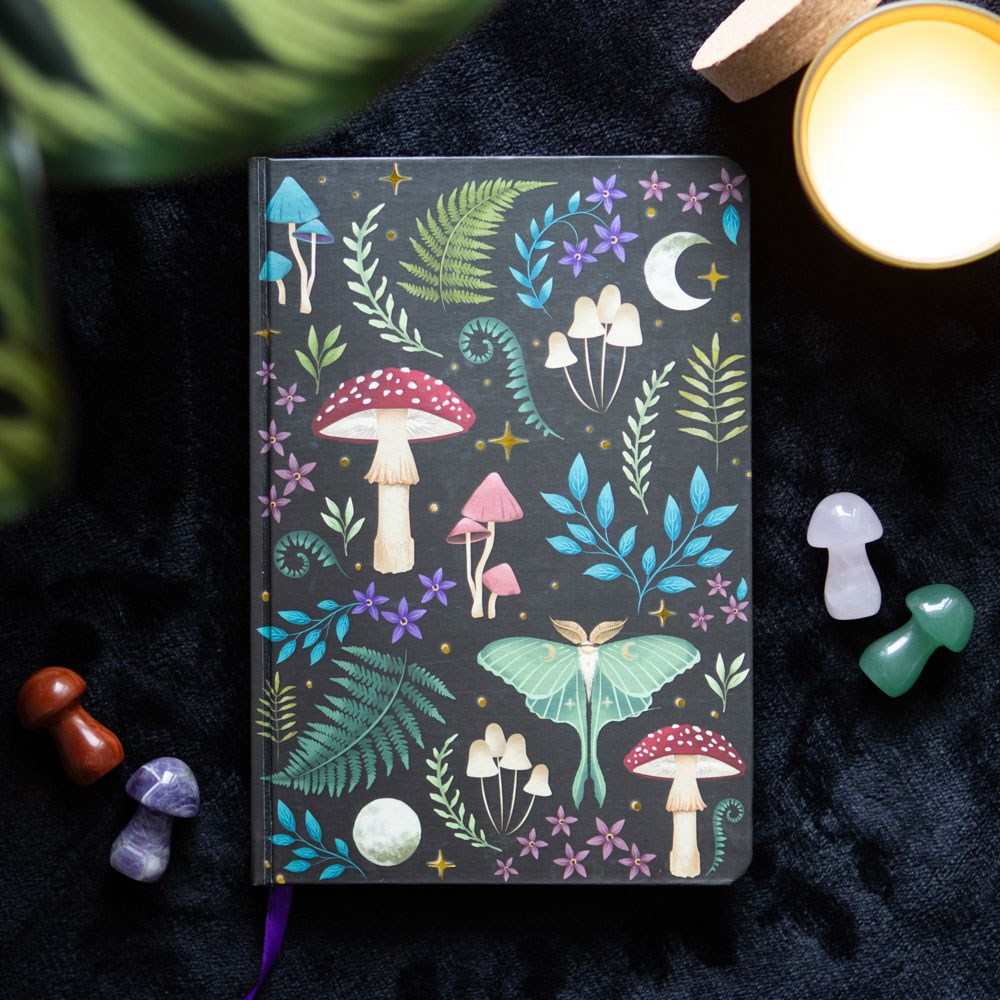 Something Different - Dark Forest Print A5 Carnet de notes - Multicolore
